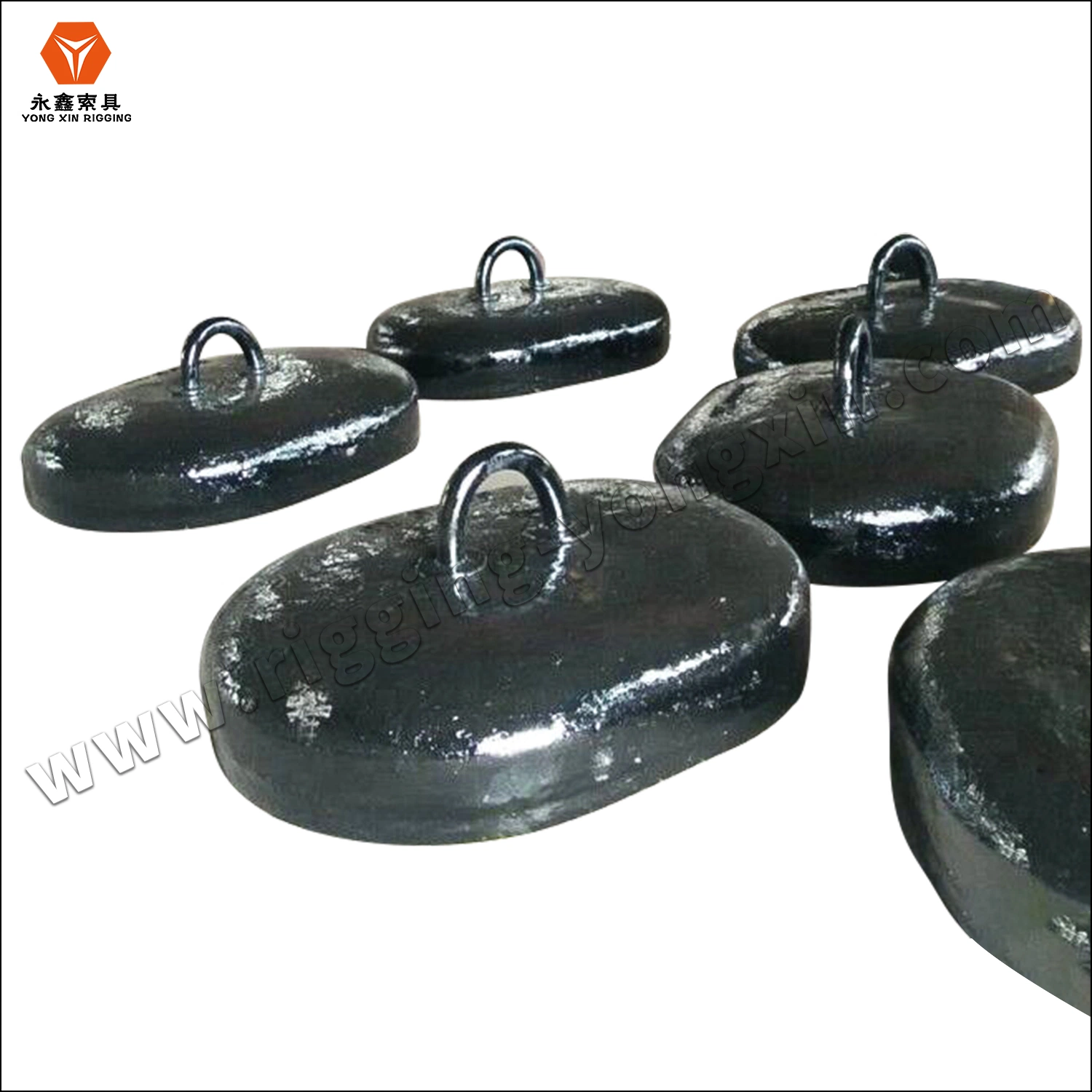 Factory Direct Sale OEM Casting Iron Painting Ship Sinker