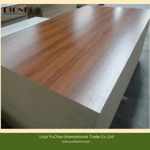 China Supplier E1 Grade Melamine Board for Sale with MDF/ Particle Board/ Plywood Base Board