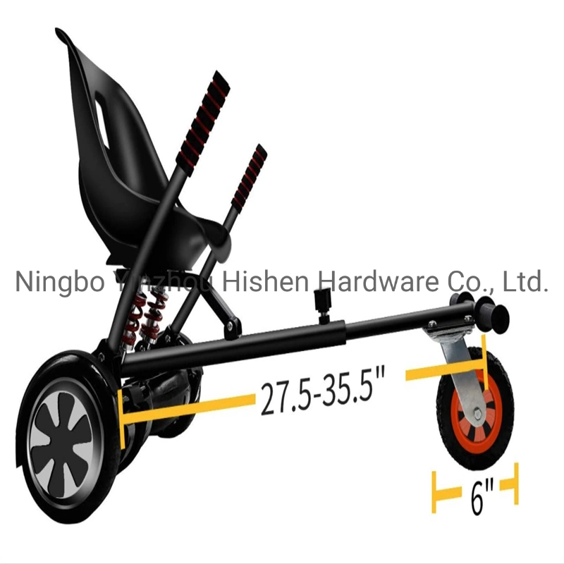 Hiboy Hc-02 Hoverboard Go Kart with Rear Suspension Seat Attachment Accessory for 6.5" 8" 10" Hover Board Rubber Wheel