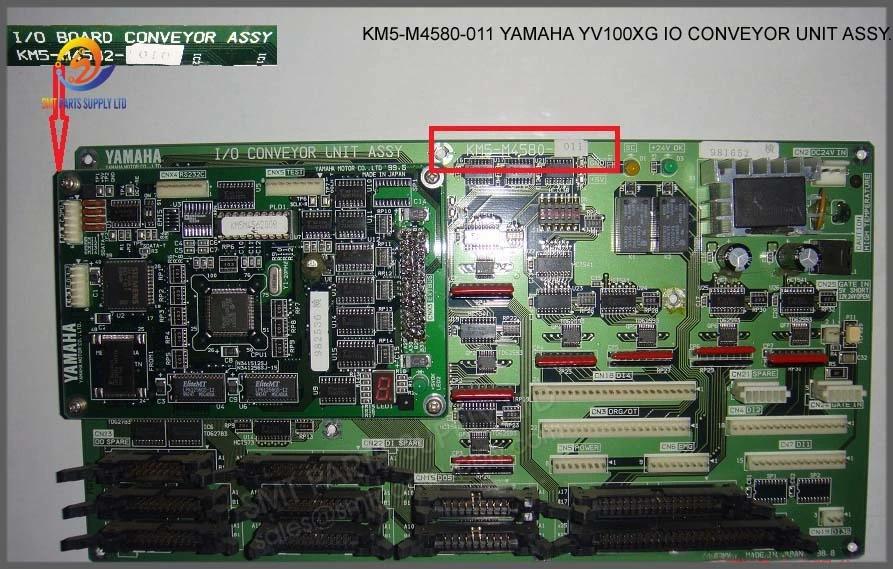 Kg2-M4580-000 Kg2-M4580-00X YAMAHA Yv112 Yv10II I/O Conveyor Unit Assy YAMAHA I/O Board Card