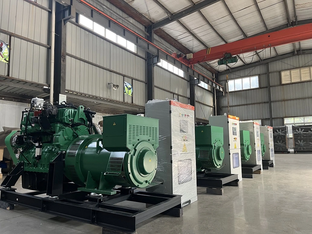 50Hz 60Hz Open Type 24hours Continuous Natural Gas Generator 200kw 250kVA