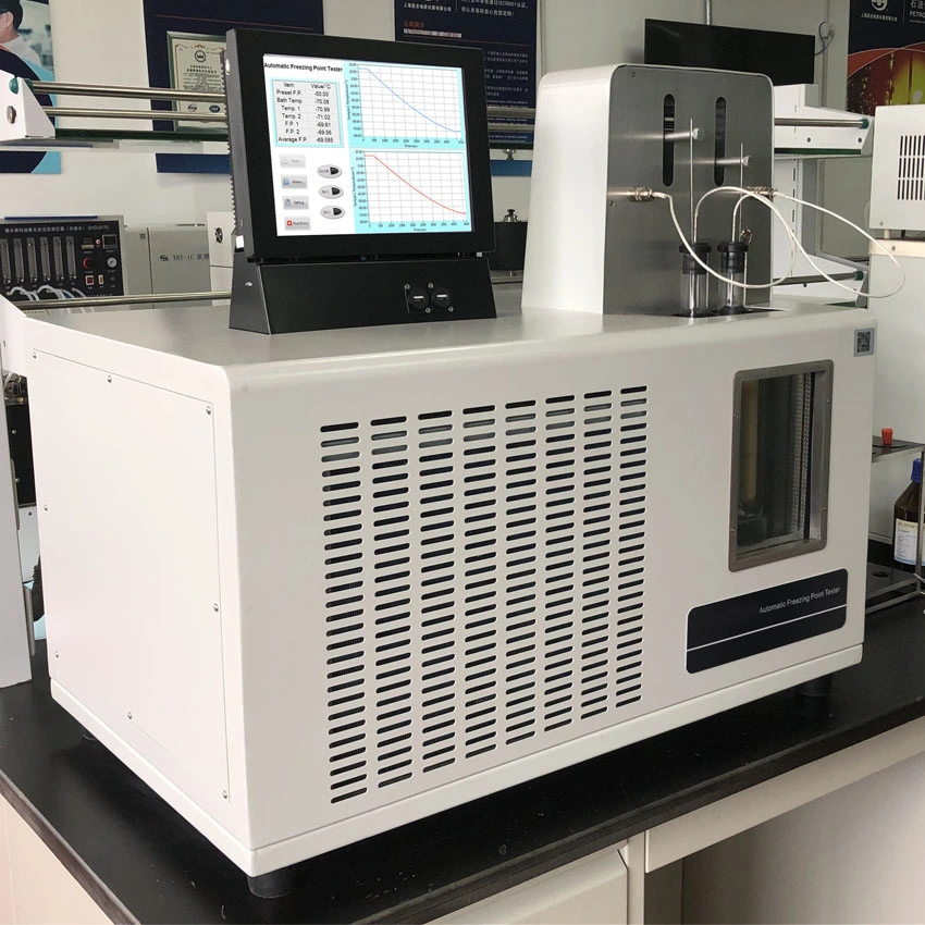 Automático de baja temperatura exacta del Punto de congelación analizador para los combustibles de aviación