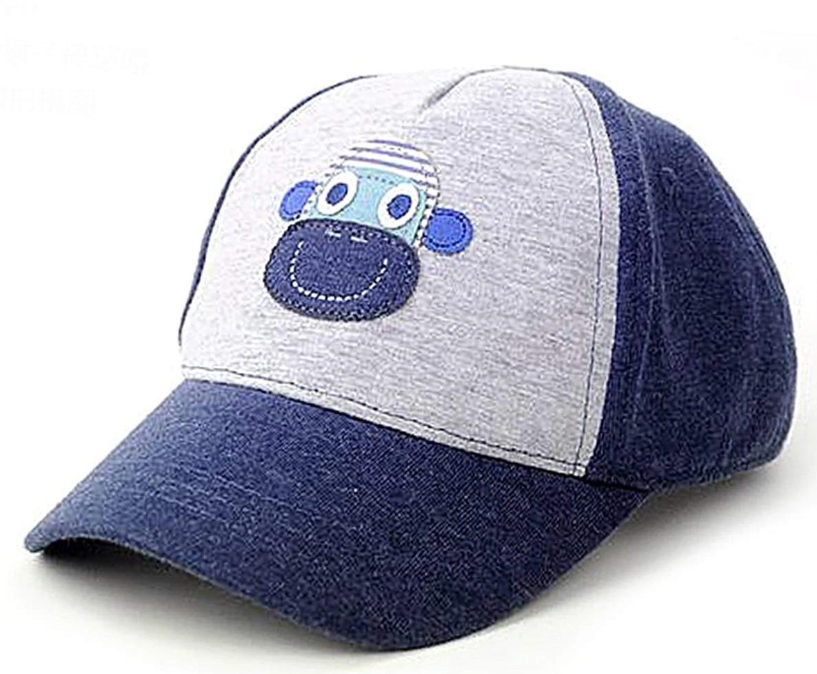 Custom Adjustable Cotton Fashion Cute Animal Design Children Kid Baseball Hats Sun Baby Hat Cap