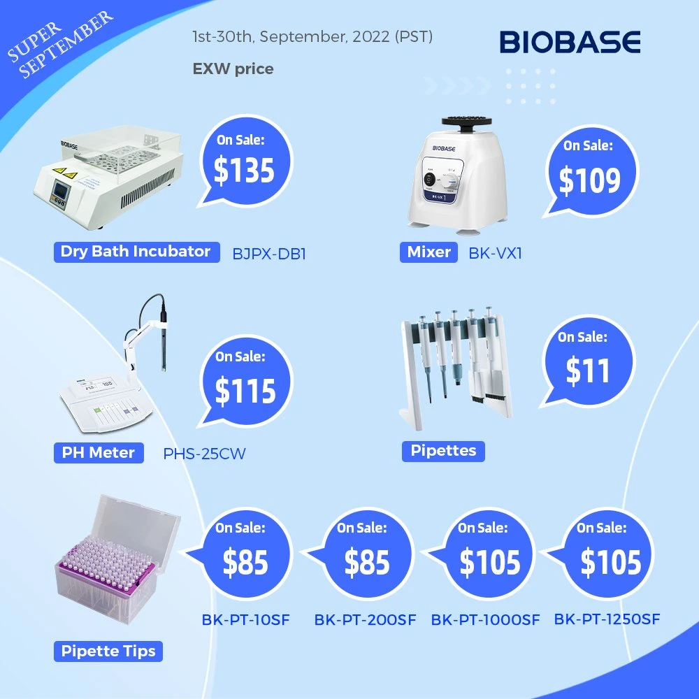 Biobase Laboratory Pipettes Single/ 8/12channel Toppette-Mechanical Pipette