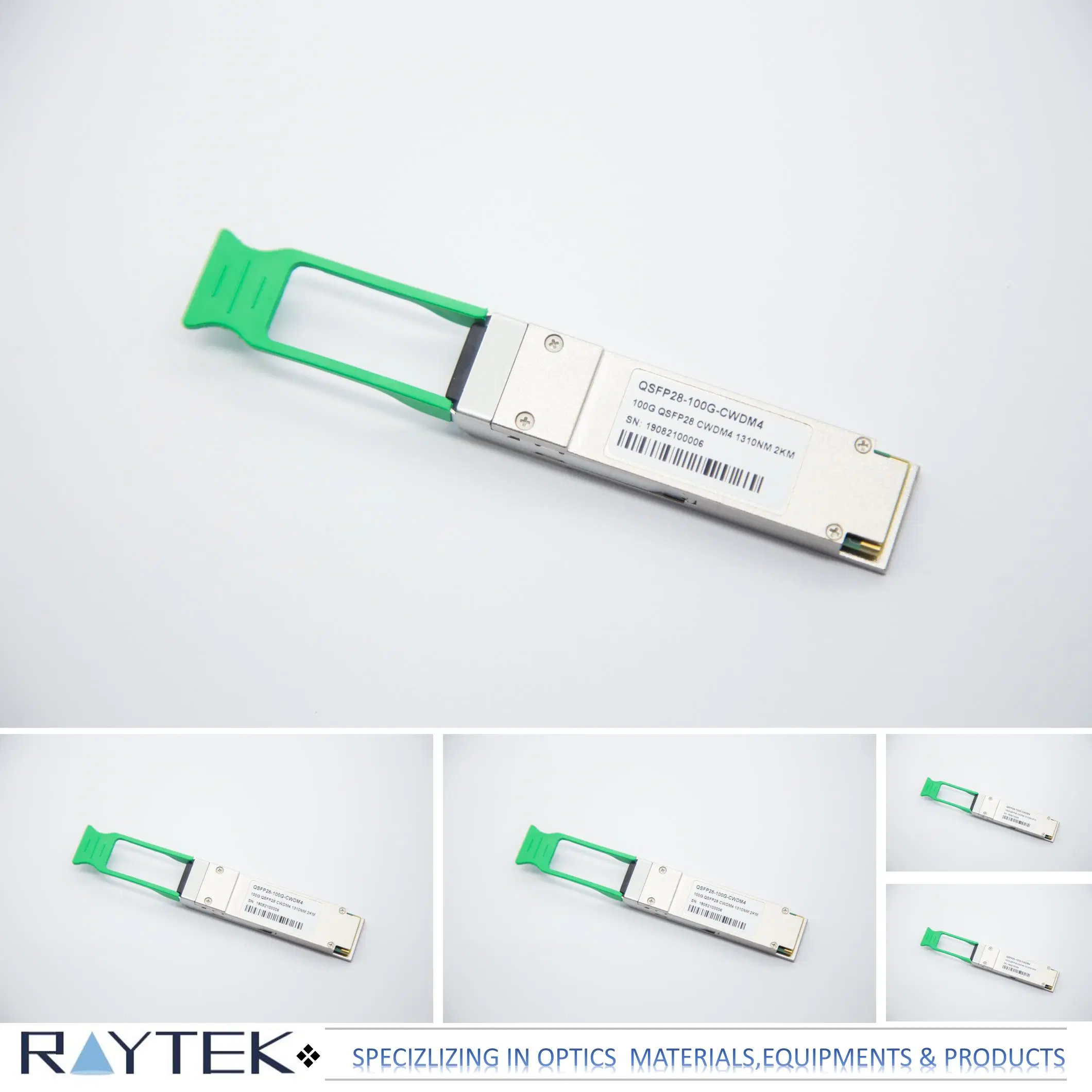 Qsfp28 CWDM4 transceptor óptico de 2km/transceptores de fibra óptica