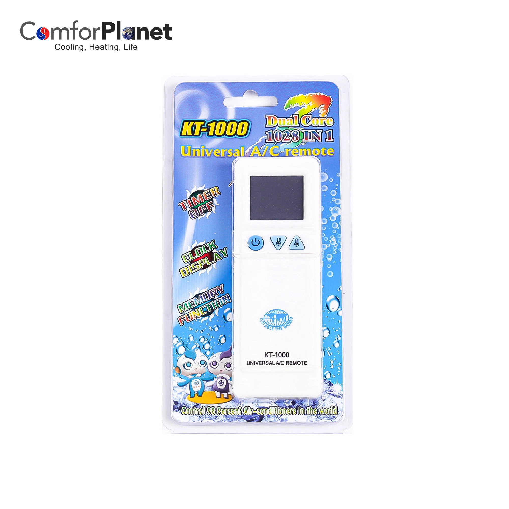 Hot Selling Product China Factory Price Wholesale Universal Remote Control Kt-1000 for Air Conditioner