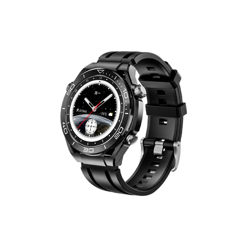 Les hommes en acier inoxydable de mesure de la profondeur de plongée Compass Watch Sport de plein air Smart Montres Montres de plongée de cadeaux de regarder les montres de plongée Reloj inteligente