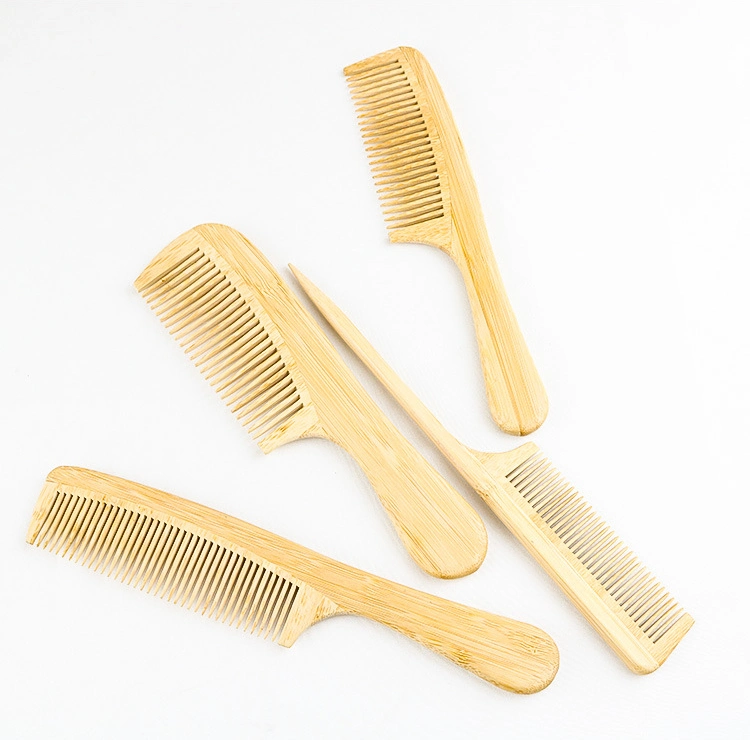 Natural de madera Comb de pelo Comb de airbag Masaje Ambiental amigable personalizado Masajeador de cabeza de cepillo de pelo de madera