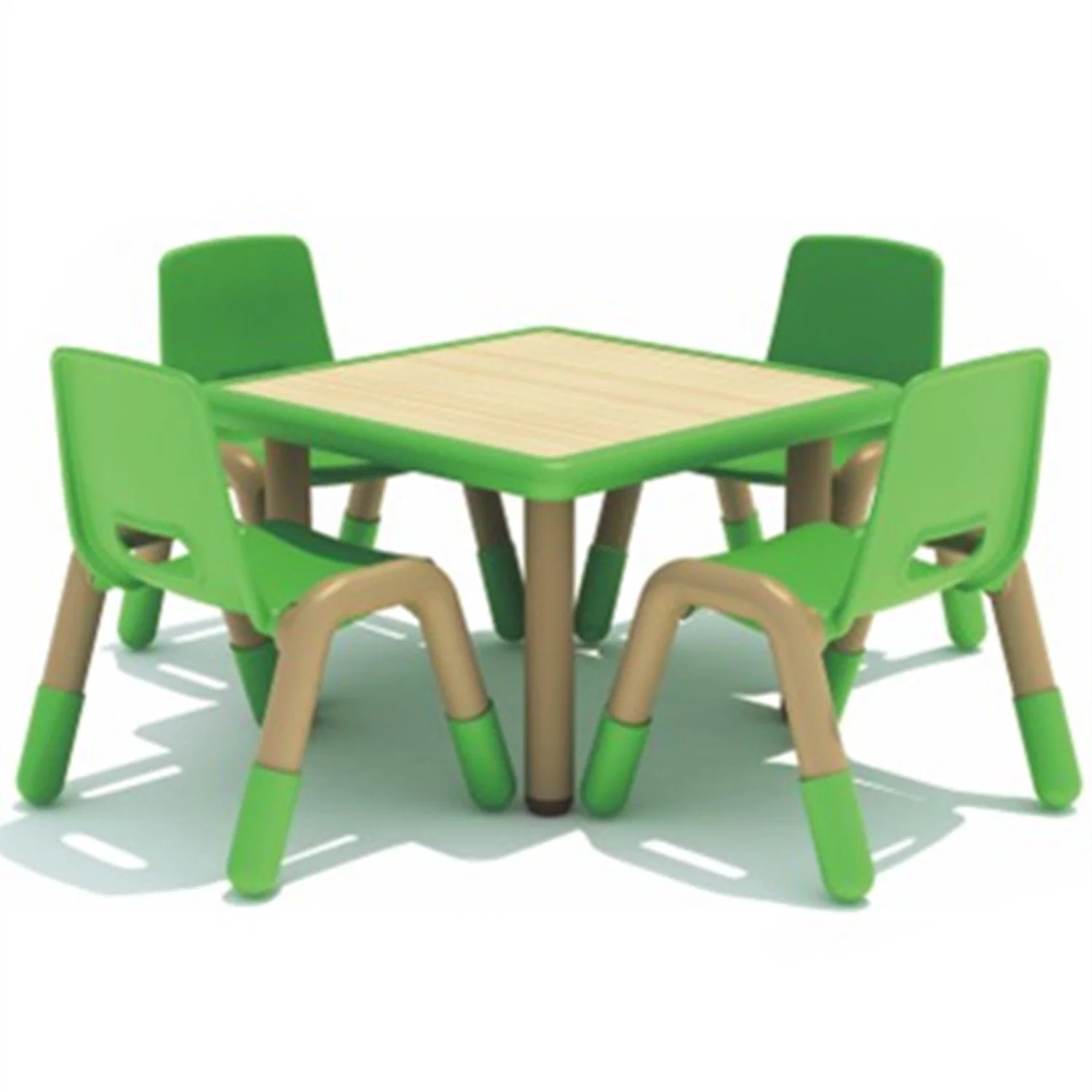 Kindergarten Kids Eating Desk Children's Plastic Triangle Table SL12