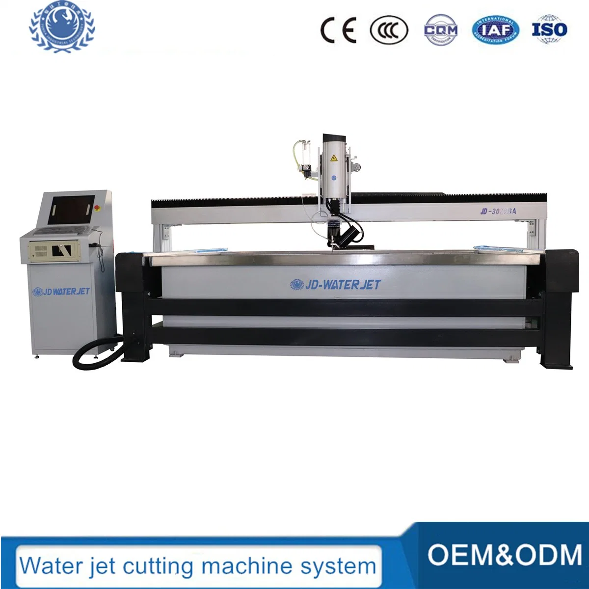 High Cutting Quality and Efficiency Saw Waterjet Cutting Advertising Industry Metal Fiber Laser Cutting Machine