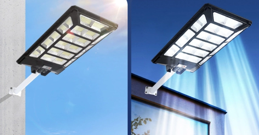 Luz solar de 2000 vatios con batería de litio lámpara Solaire Ventas Precio razonable Luz solar LED exterior