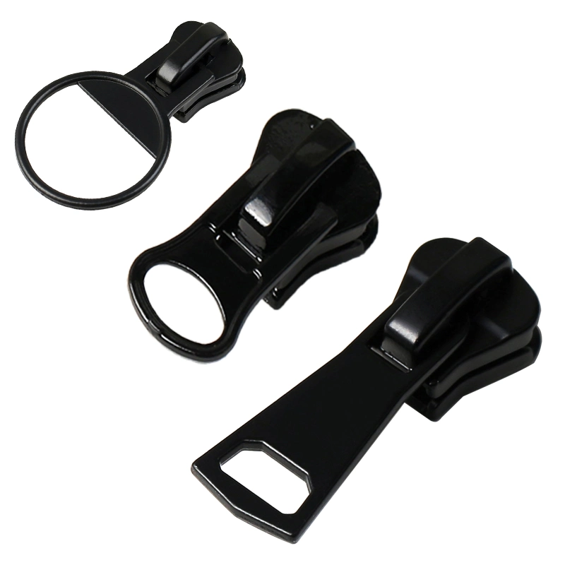 3# 5# 8# 10#Nylon Zipper Slider Head Accessories Zipper Lock Reverse Pull Head Nylon Resin Metal Zipper Puller and Slider