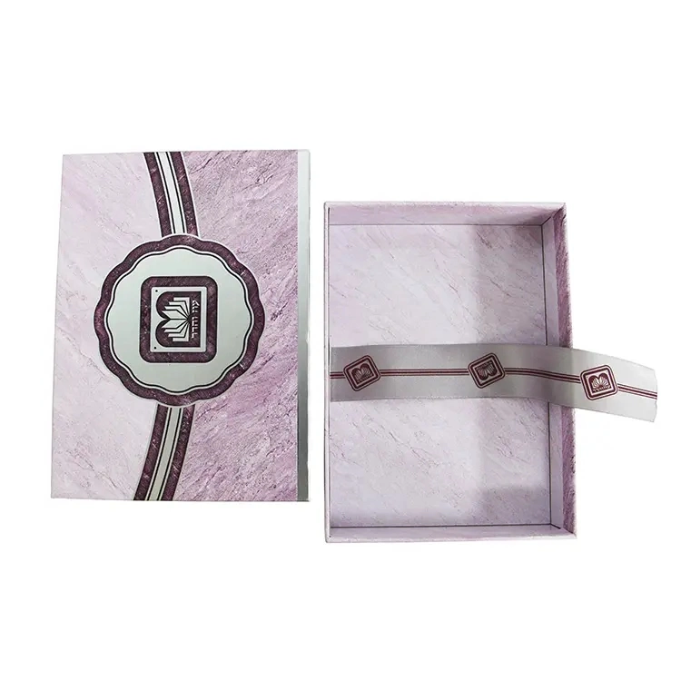 Regalo de papel cartón de lujo embalaje impresos personalizados de forma de cajón de la extensión de cabello cosmética Embalaje