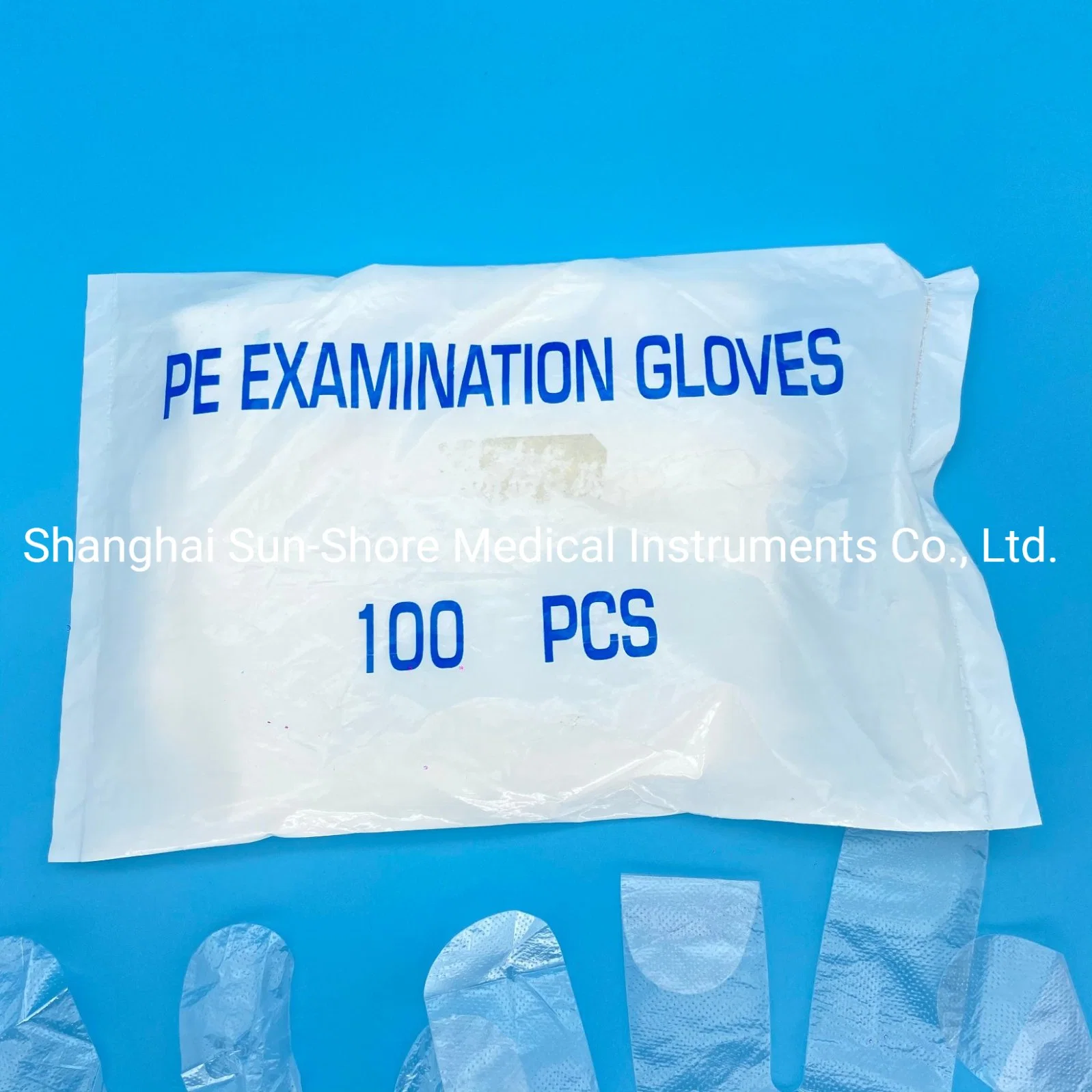 PE Plastic HDPE Disposable Gloves PE Polyethylene Disposable Gloves