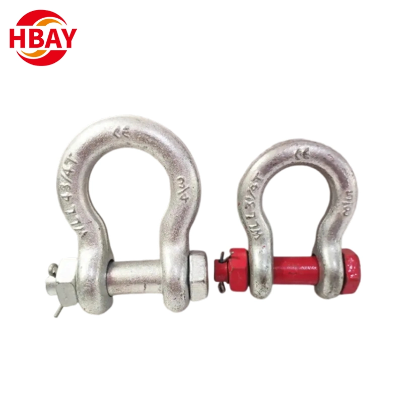 Hot New Product Us Type Bolt Type Anchor Bow Shackle G2130 Rigging