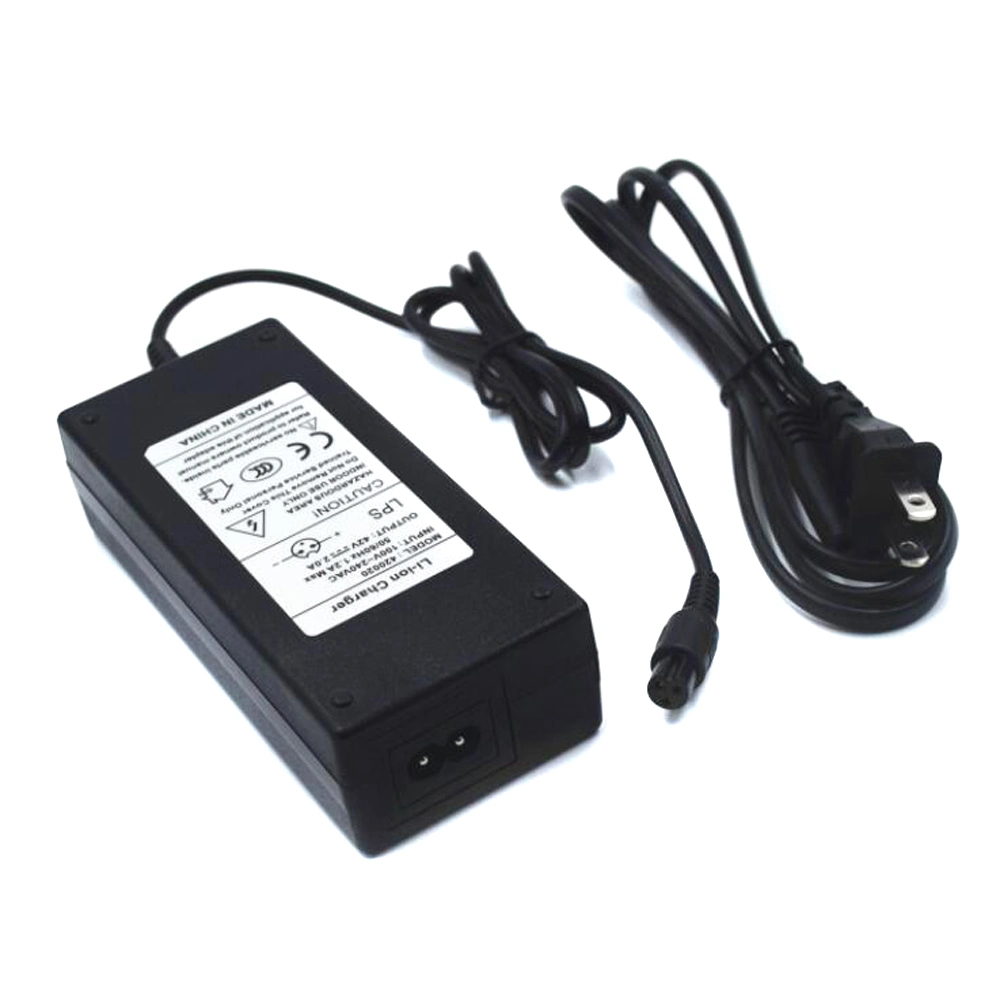 42V 2A Battery Charger for Electric Bike Electric Scooter 36V Lithium Battery Pack