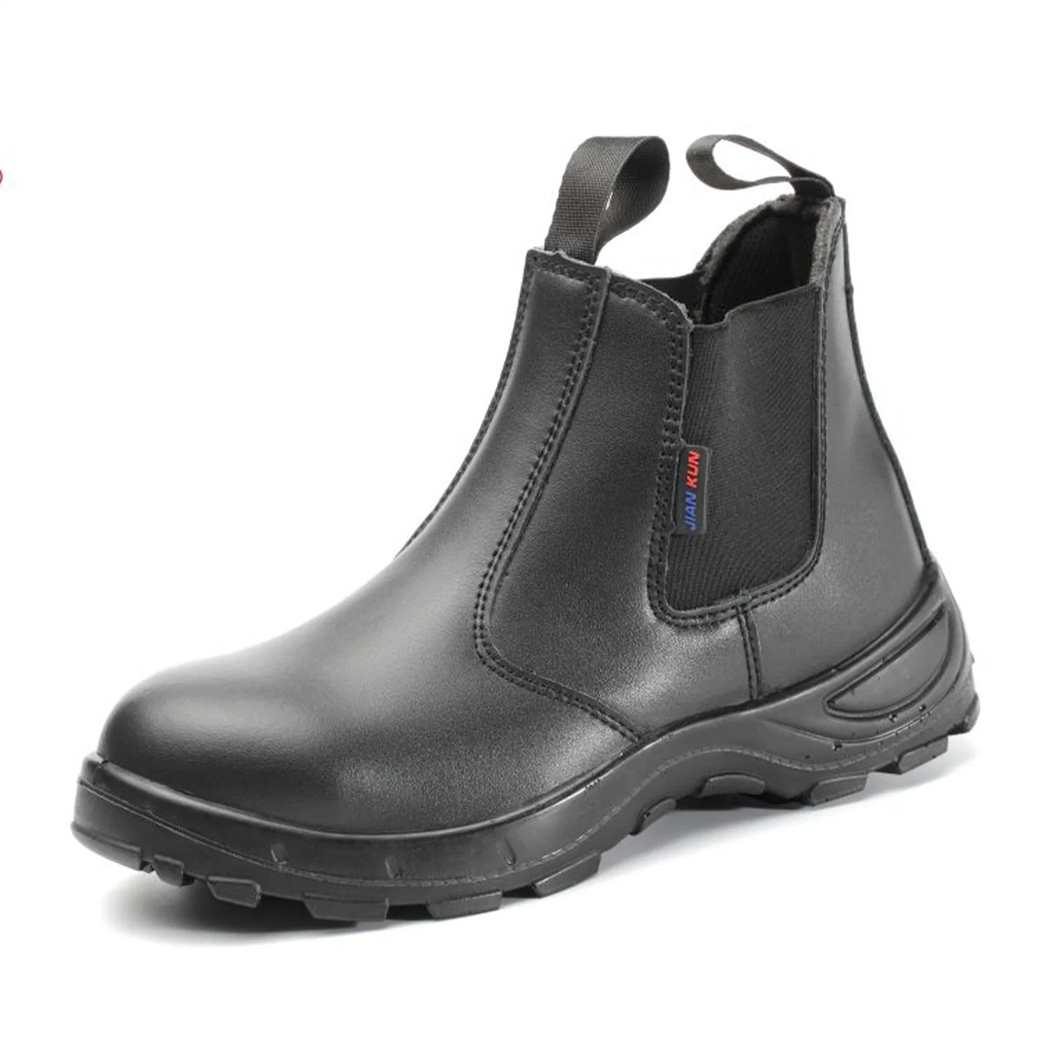 Chelsea Leather Work botas de seguridad Zapatos para hombre con acero Puntera