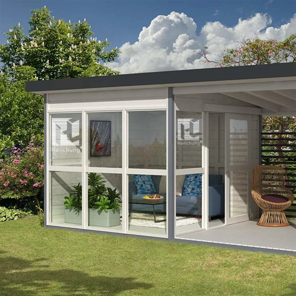 Modern Style Prefabricated House Foldable Portable Container House Prefab Tiny Home for Resort Hotels