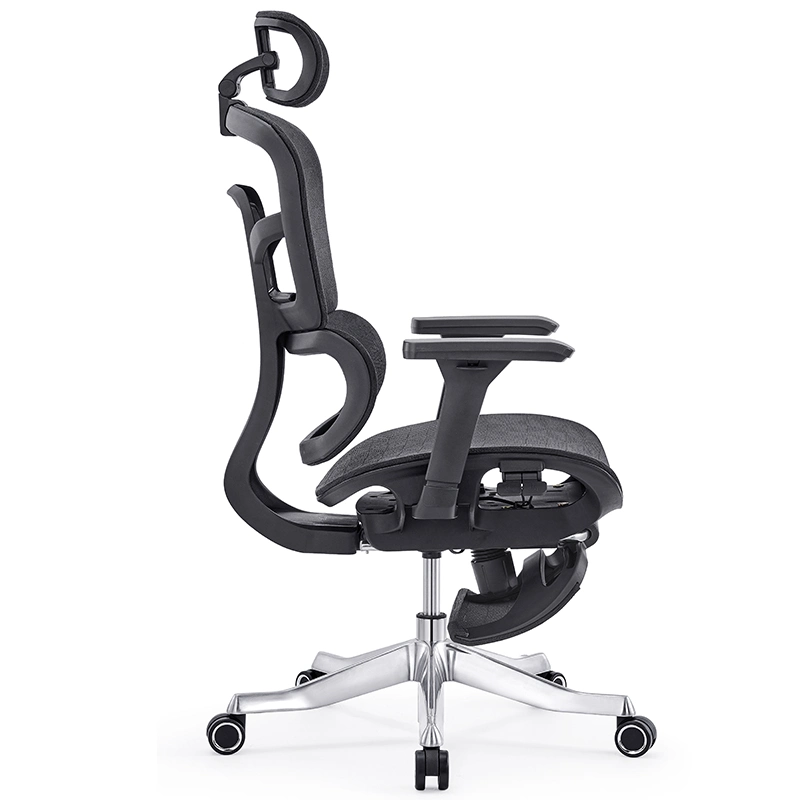 Meubles commerciaux de luxe entièrement en maille avec mécanisme de pied de repos ergonomique Chaises de bureau