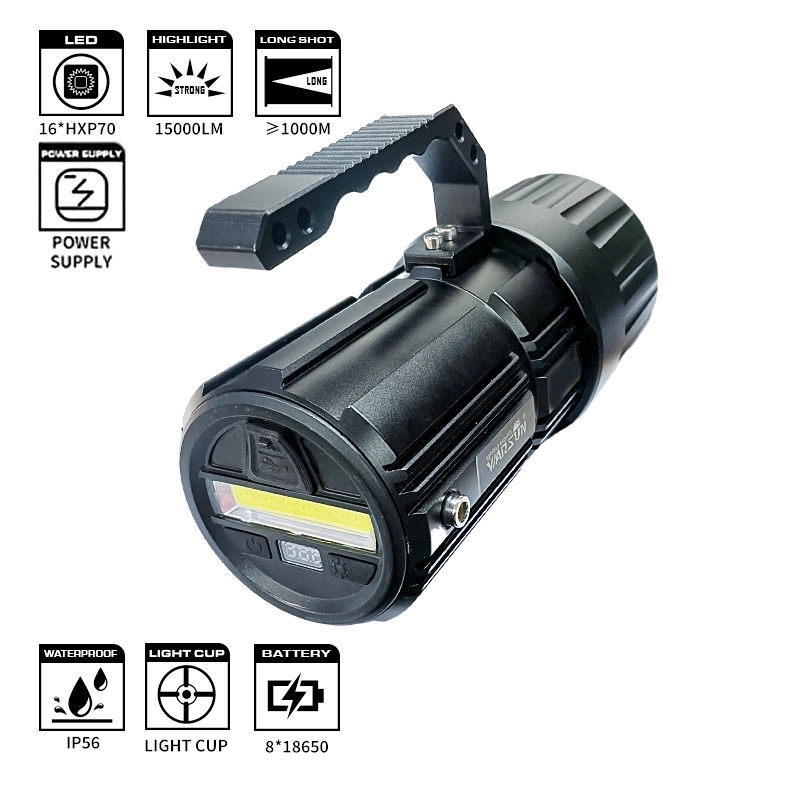 Warsun New LED Torch Flash Light CREE Best Portable Outdoor Camp Rechargeable Flashlight