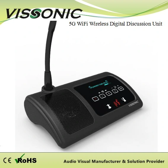 Multi-Functional WiFi Wireless Conference Room Microphone in Voting Function