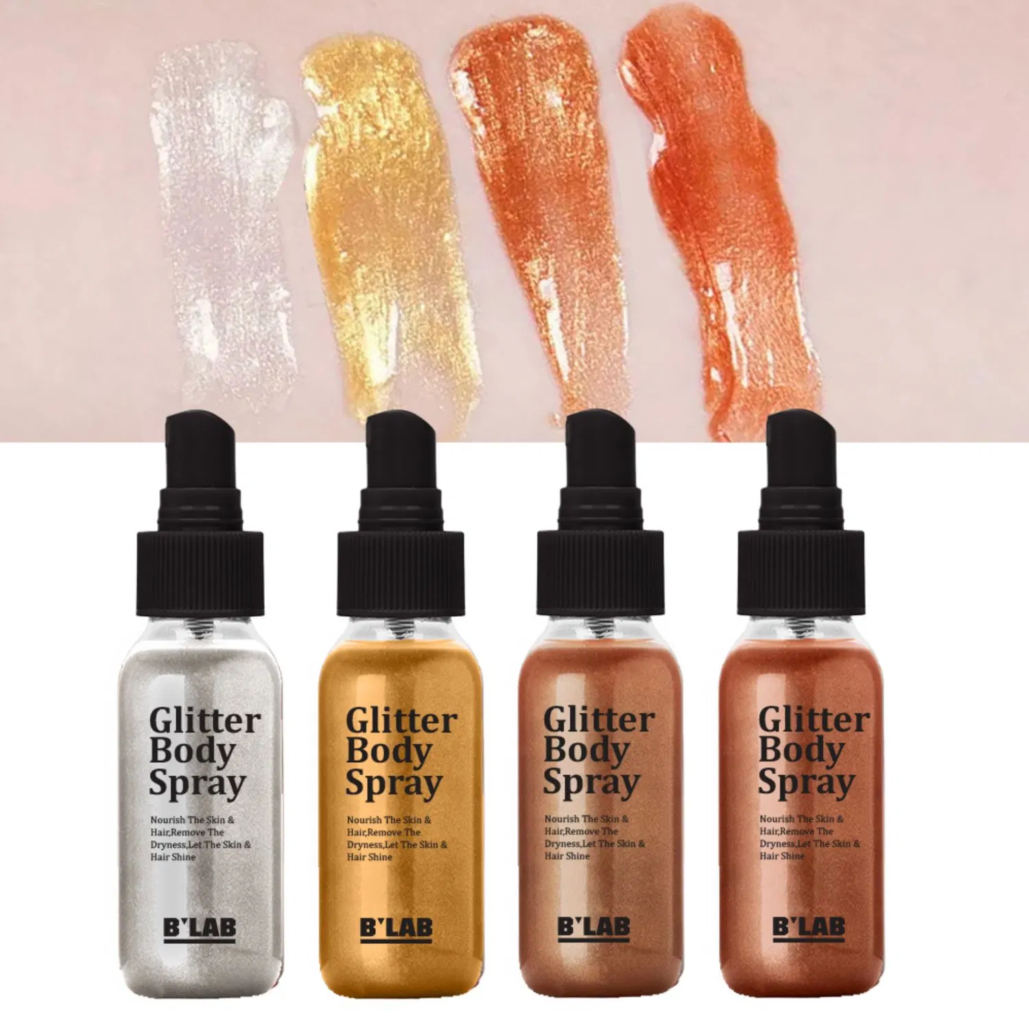 Private Label Glitter Festival Accessories Glitter Body Spray