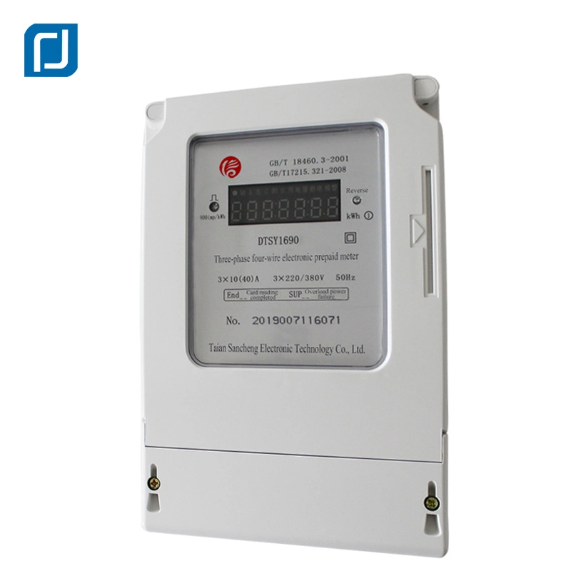 Standard Measurement Three-Phase Card Swiping Safety Ammeter Practical Alarm Function