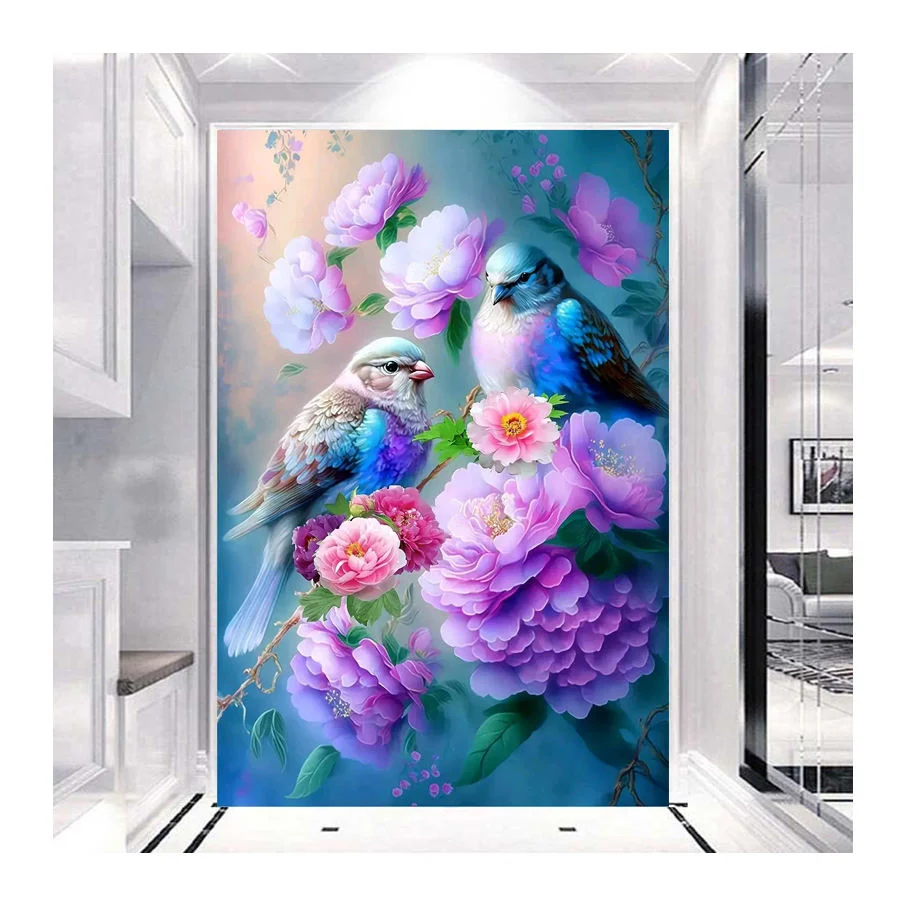 DIY 5D Diamond Painting Fantasy Blume Landschaft Stickerei Mosaik