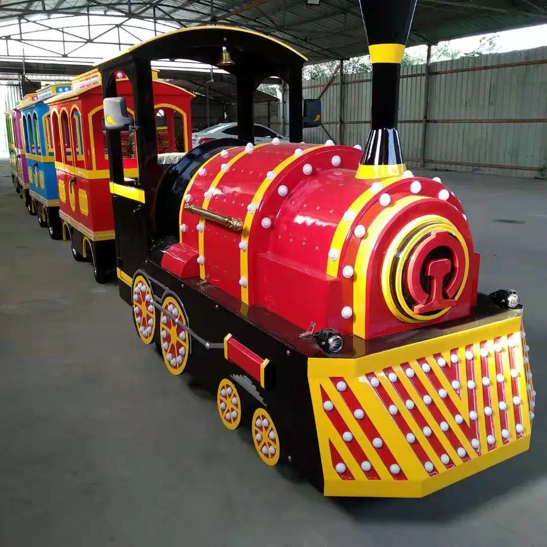 Hot Design Amusement Park Tourist Mall Electric Kids Trackless Train for Sale