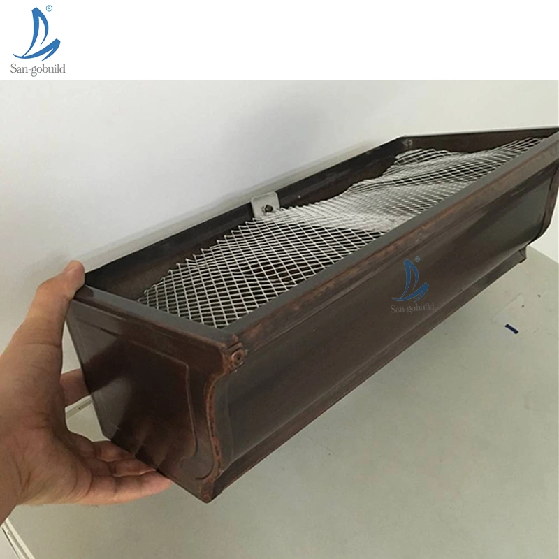 Friendly Budget Aluminum Gutter Price Palau Roof Drain K Style Aluminum Rain Gutters for Any Roof Waterproof