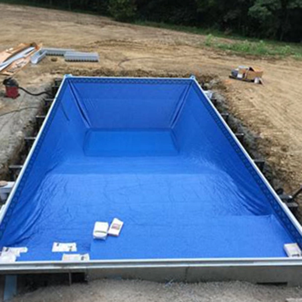 PVC Blue Tarpaulin Fabric Pond Liner Swim Pool Liner