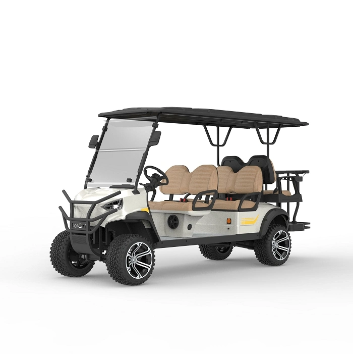Véhicule utilitaire 6 places voiture électrique de golf soulevée Golf Buggy Voiture électrique pour le golf