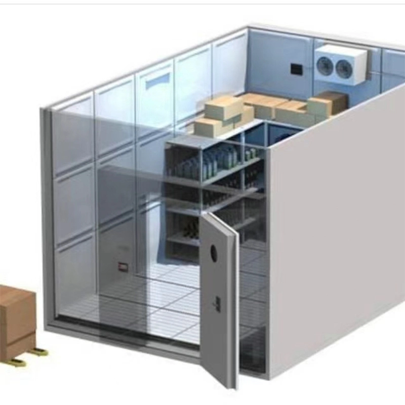 Personalizar los pequeños equipos de refrigeración Coldroom caminar en un cuarto frío frío Storag frutas y verduras