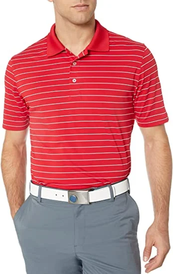 La mens lujo Logotipo bordado personalizado en blanco suave algodón Spandex Polo Golf