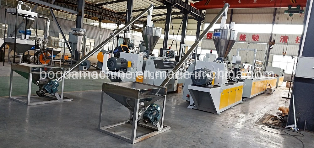 Plastic UPVC PVC Sliding Casement Windoor Profiles Door Frame Making Machine Production Line