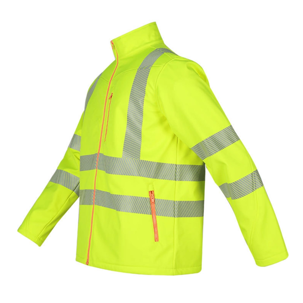 Stay Safe and Visible with Our High-Visibility Yellow Reflective Jacket &ndash; Perfect for Construction and Road Workers