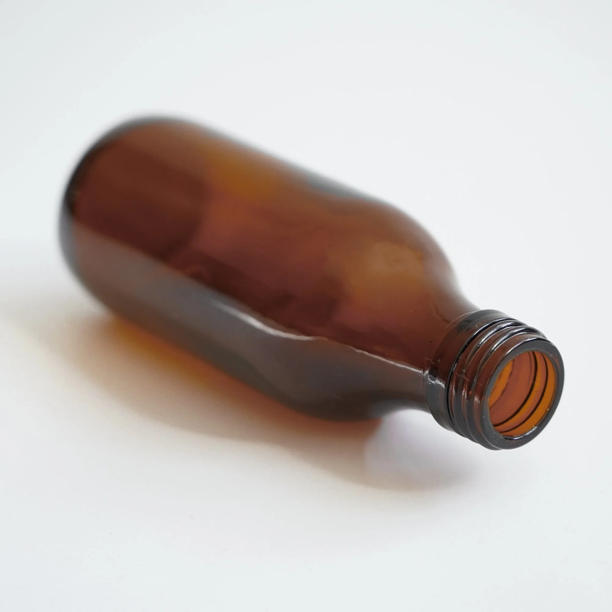 Existing Molds Can Be Quickly Produced 160ml Amber Medicine Glass Bottle