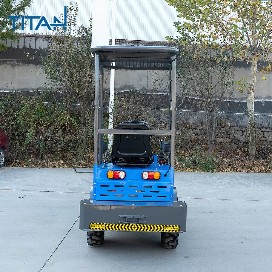 Chinese 400kg battery 4 wheel drive electric wheel loader for sale