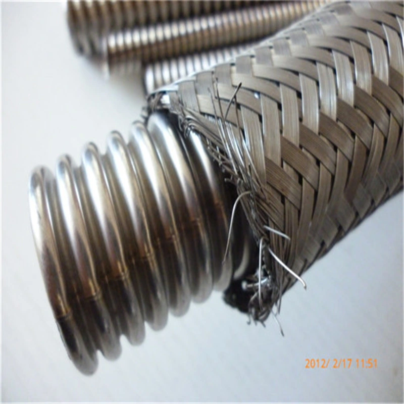 Kundenspezifischer flexibler Metallschlauch mit Flanschfiting an beiden Enden