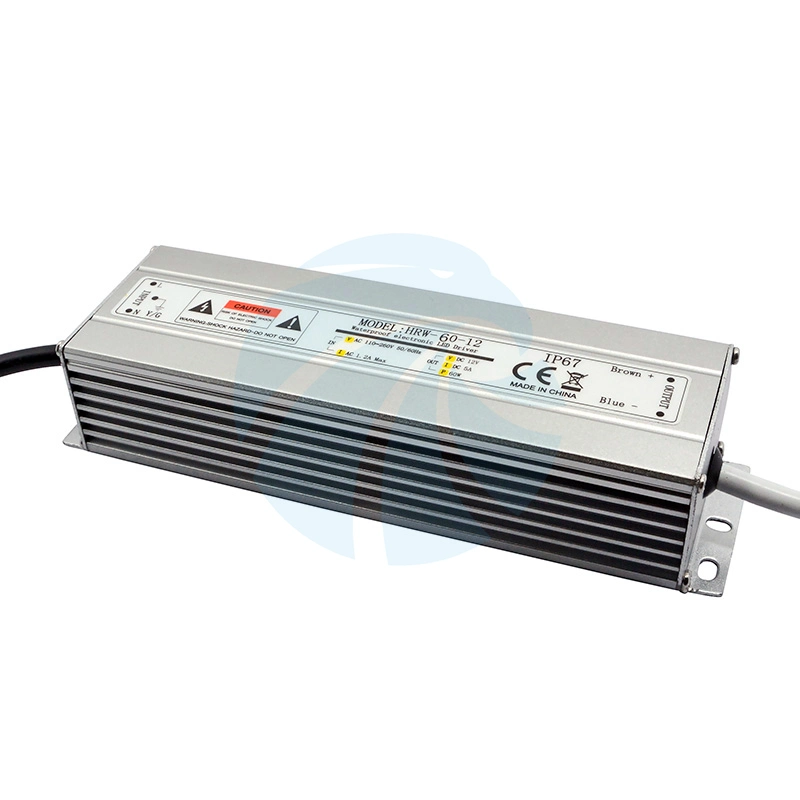 DC 12V 24V Output 60W IP67 Waterproof LED Power Supply