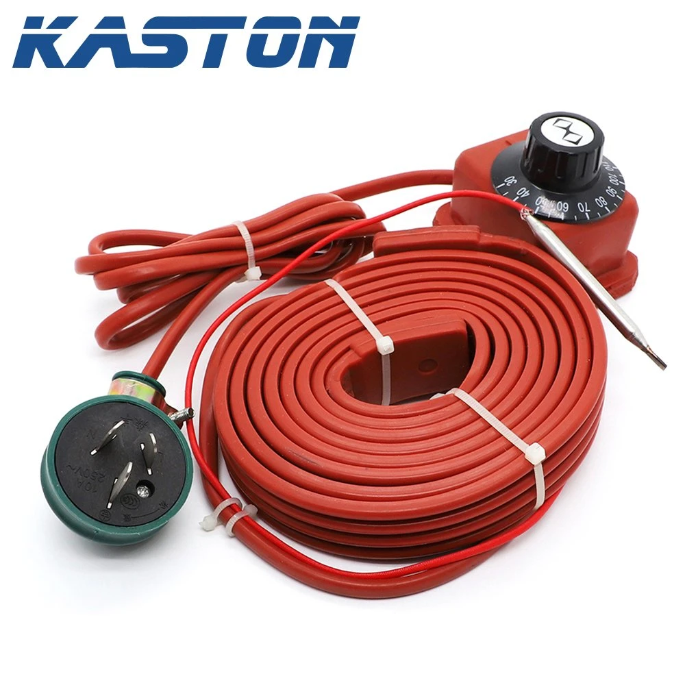 220V Industrial Flexible Electric Oil Drum Band Silicone Heating Belt for Pipe