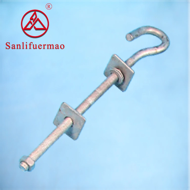 Pig Tail Bolt Hot DIP Galvanized Forging Power Fitting