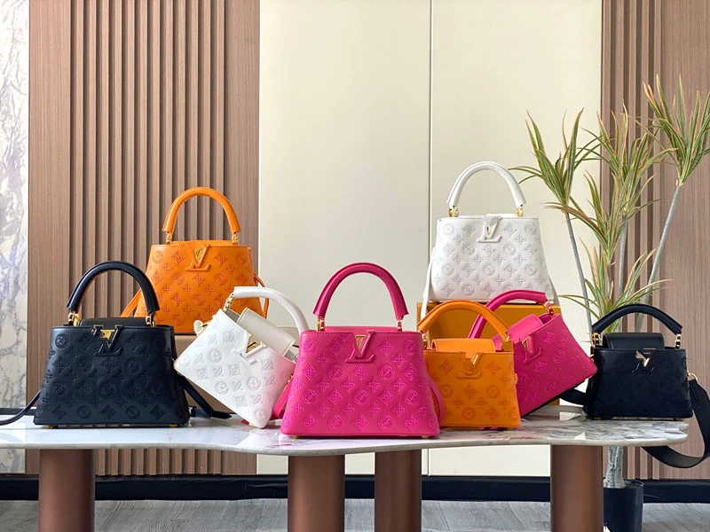 النسخة المتماثلة الأصلية للنساء حقيبة اليد تشكيلة من ألوان البطانة الكلاسيكية حقيبة تسوق F-V Monogram Mounogram Bag مرجع حقائب اليد متجر عبر إنترنت