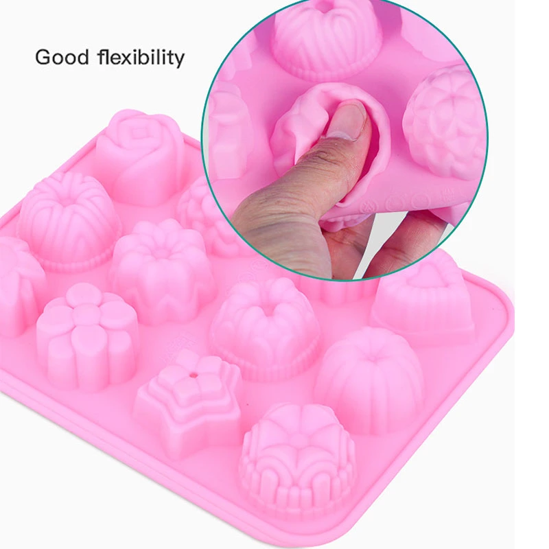 Nonstick Bakeware Customize Shape Baking Silicone Molds Muffin Tray Cake Pan