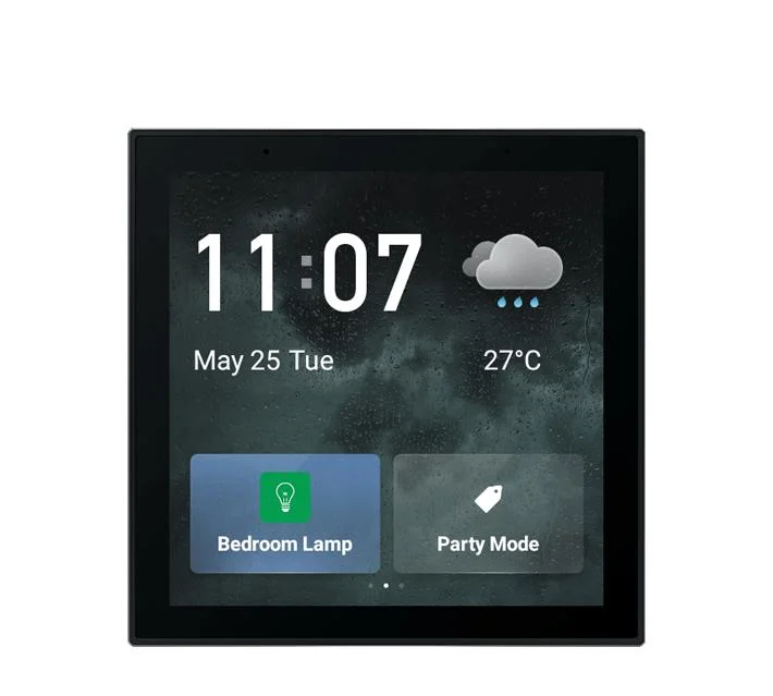 4 Inch Touch Screen for WiFi Zigbee Devices Smart Home Control Tuya Central Control Switch Panel with Zigbee Hub Gateway