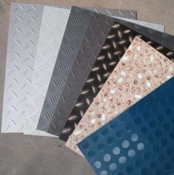 Shower Non-Slip Waterproof 3mm Mat Cobblestone Steel Plate Bathroom Safety Mats PVC Slip Resistant