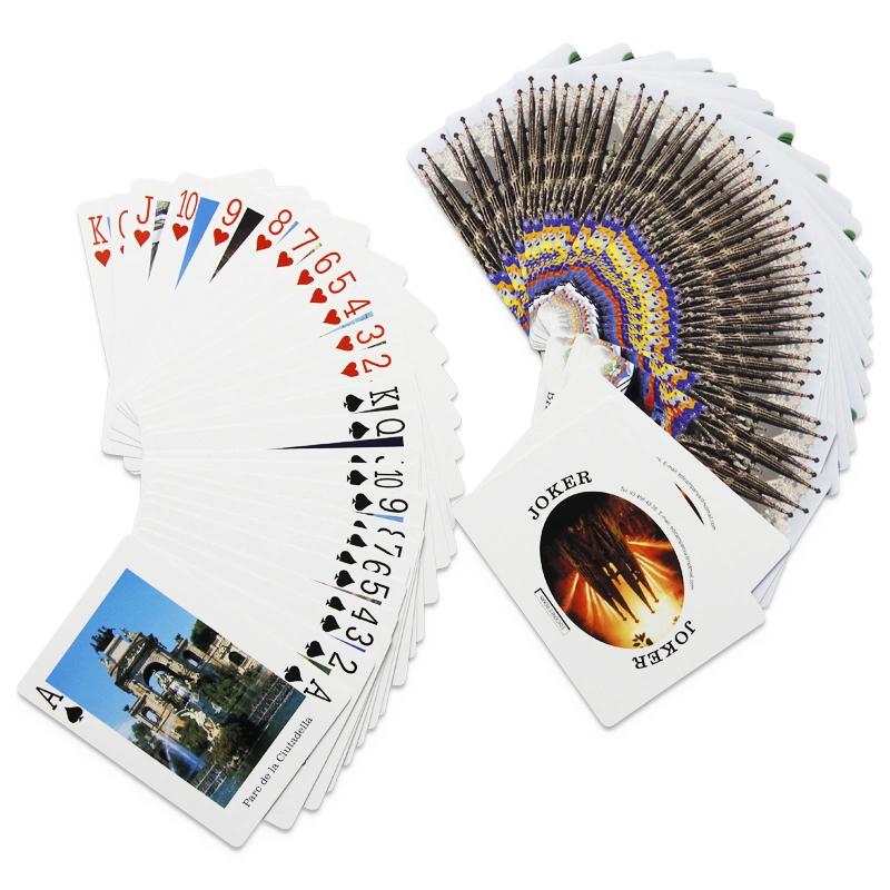 Papier Poker Spielkarten Promotion Geschenk Poker Spielkarten
