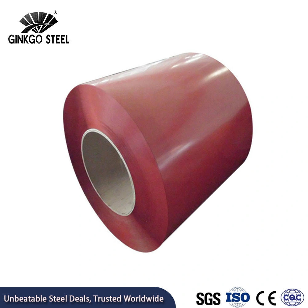 Steel Coil Plate PPGI Prepainted Steel High-Strength Steel Produce 600-1250mm Width Galvanized Coated Cold Rolled
