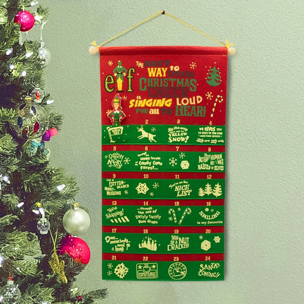 Fashion Custom Ornaments Felt Christmas Advent Calendar for Kids