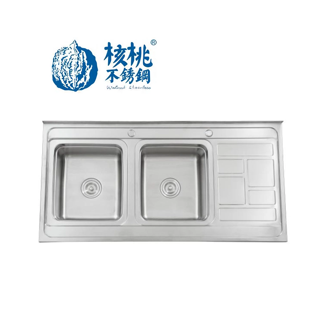 Popular Size for Stainless Steel Kitchen Sink Wda12060-D Kitchenware